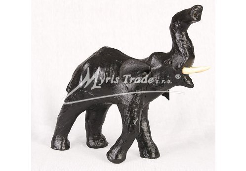 malý slon černý - 15 cm
