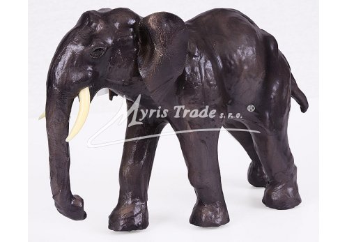 střední slon černý - 30 cm
