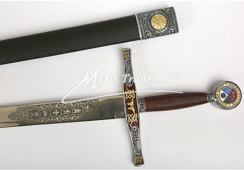 meč EXCALIBUR - zdobený s pochvou