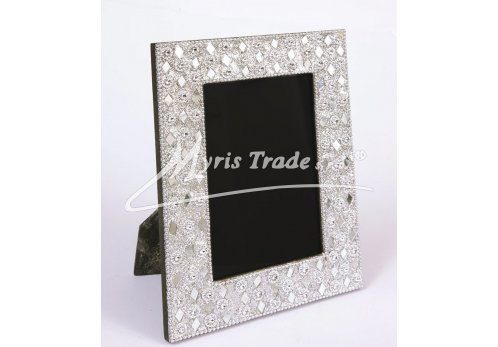 stříbrný ozdobný rámeček na fotku 15x20
