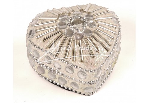 srdce malé, bílé  - 5,5 cm