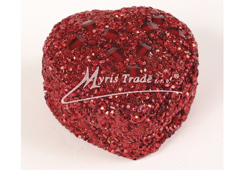 srdce střední, červené  - 7,5 cm
