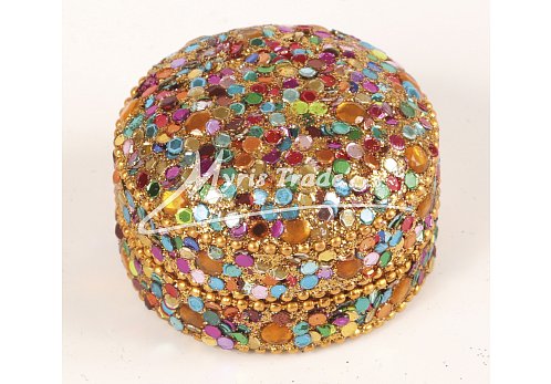 kulatá malá, multikolor, zlatá - 5,5 cm