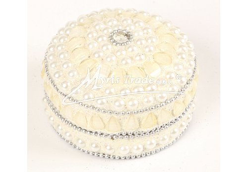 kulatá střední, bílá - 7,5 cm