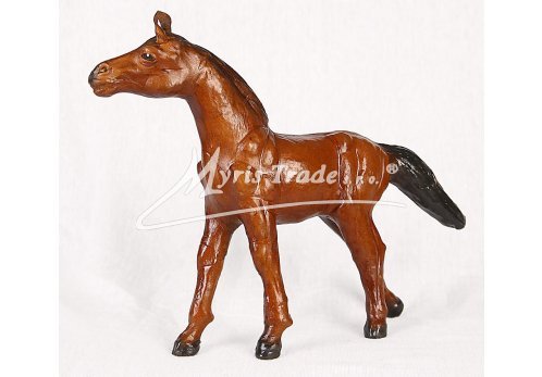malý kůň hnědý bez sedla - 15 cm