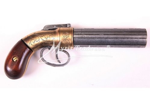 pistole šestiraná, s otočnou hlavní