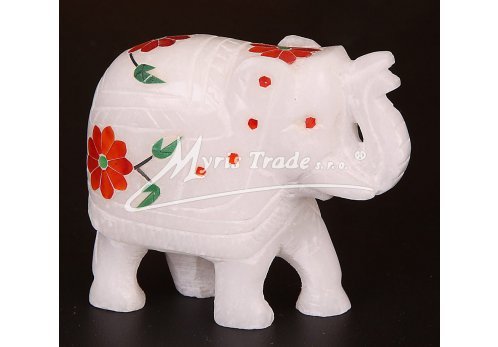 slon mramorový - 6,5 cm