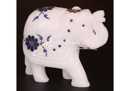 slon mramorový - 7 cm