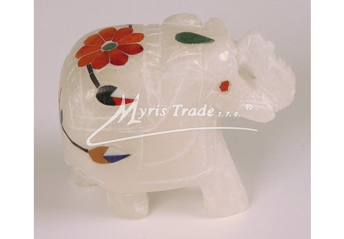 slon mramorový - 4 cm
