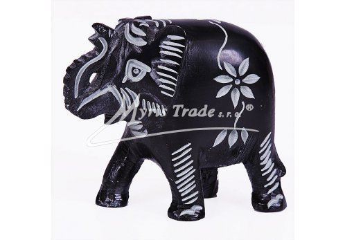 černý slon  - 8 cm