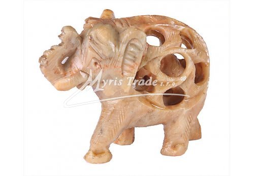 slon vyřezávaný, leštěný - 5 cm
