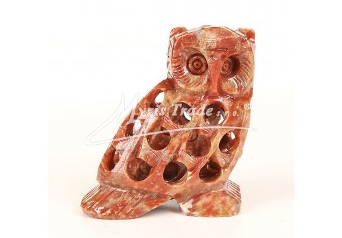 sova vyřezávaná - 7 cm