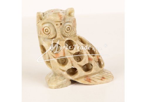 sova vyřezávaná - 6 cm