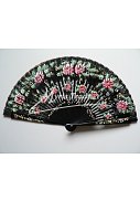 luxusní vějíř - černý
