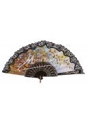 vějíř - klasický, černý