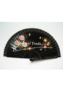 vějíř - oboustranný, černý