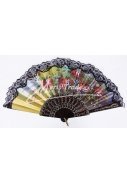 vějíř - klasický, černý