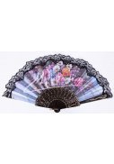 vějíř - klasický, černý