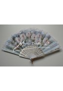 vějíř - klasický, bílý