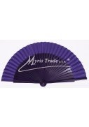 vějíř dřevěný - fialový