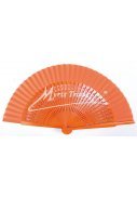 vějíř vyřezávaný - oranžový