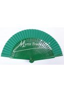 vějíř vyřezávaný - zelený