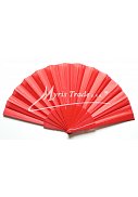 vějíř - velký jednobarevný, červený