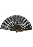 vějíř - velký jednobarevný, černý