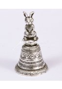 střední zvoneček gravírovaný - zajíc