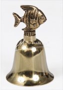 mosazný zvoneček hladký - malý, ryba