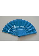 vějíř - jednobarevný, světle modrý