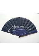 vějíř - jednobarevný, tmavě modrý
