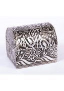 tepaná stříbrná truhlička 7,5 x 6 x 6,5
