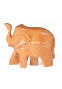 dřevěný magnet - slon světlý