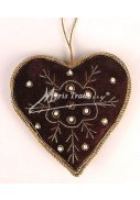 vánoční ozdoba - srdce
