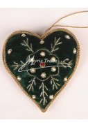 vánoční ozdoba - srdce