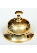 zvonek mosazný recepční - 18 cm