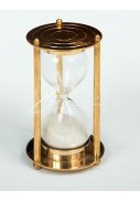 mosazné malé přesýpací hodiny - 9 cm