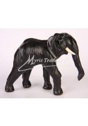 malý slon černý - 15 cm