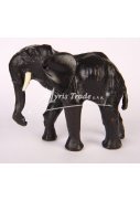 malý slon černý - 15 cm