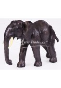 střední slon černý - 30 cm