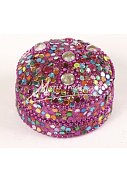 kulatá malá, multikolor, fialová - 5,5 cm