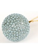 koule malá - perličky-tyrkysová,  7,5 cm