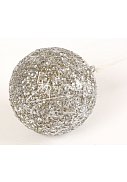 koule větší - sříbrná,  9 cm