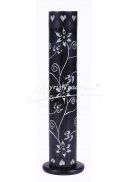 stojan na vonné tyčinky, černý - 28 cm