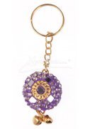 klíčenka se sklíčky  - kulatá