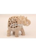 slon vyřezávaný, přírodní - 13 cm