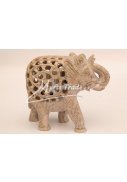 slon vyřezávaný, přírodní - 16 cm