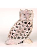 sova vyřezávaná velká - 14 cm