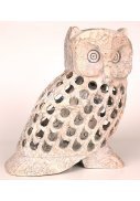 sova vyřezávaná velká - 16 cm